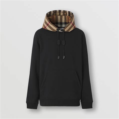 burberry hoodie made in portugal|burberry check cotton hoodie.